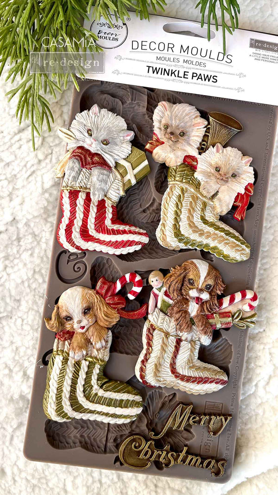 Twinkle Paws Decor Mould - ReDesign with Prima