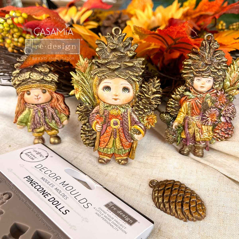 Pinecone Dolls Decor Mould - ReDesign with Prima