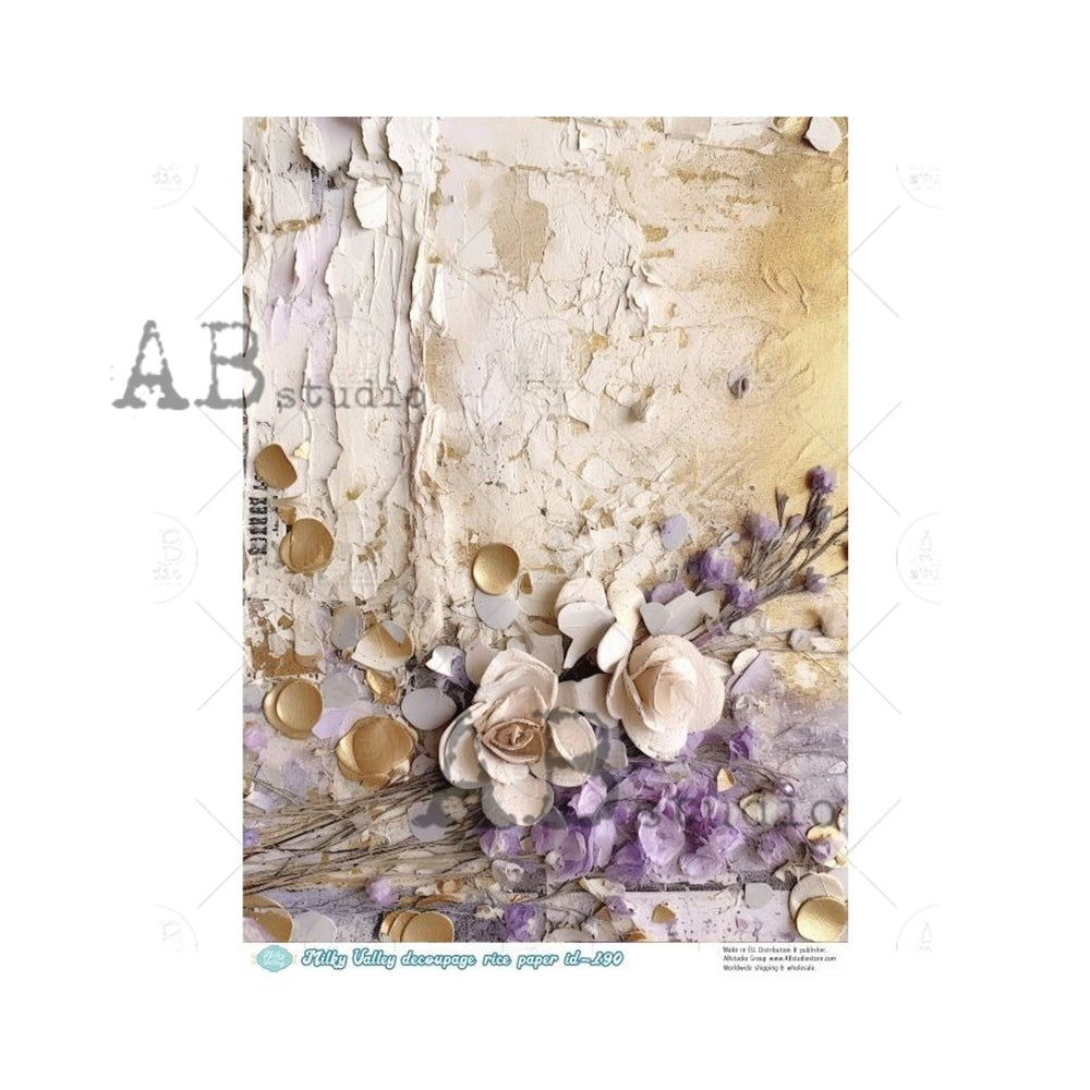 Milk & Honey Lavender (#ID190) Rice Paper- AB Studios