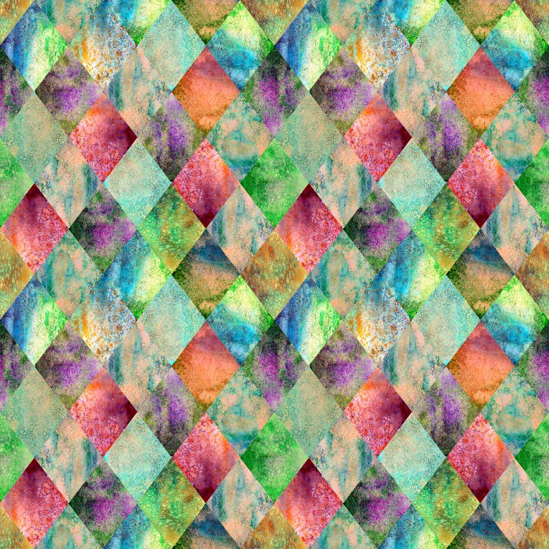 Watercolor Harlequin Decoupage Tissue - Deborah Bucher Designs