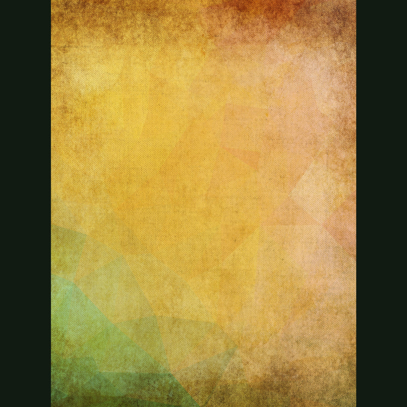 Orange Green Grunge Decoupage Tissue - Deborah Bucher Designs