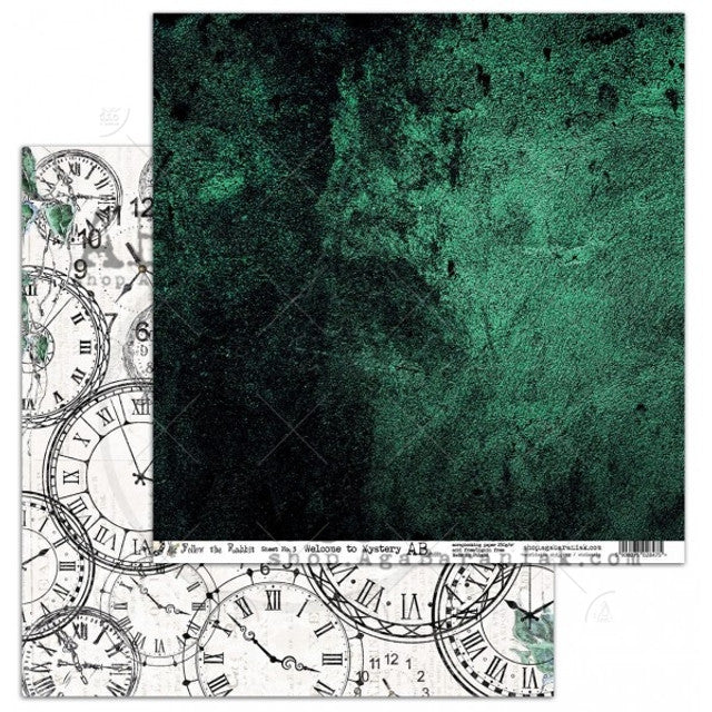 Follow the Rabbit Papers, 12"x12" - AB Studios