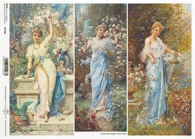 Vintage Ladies II Rice Paper (R1706) - ITD Collection