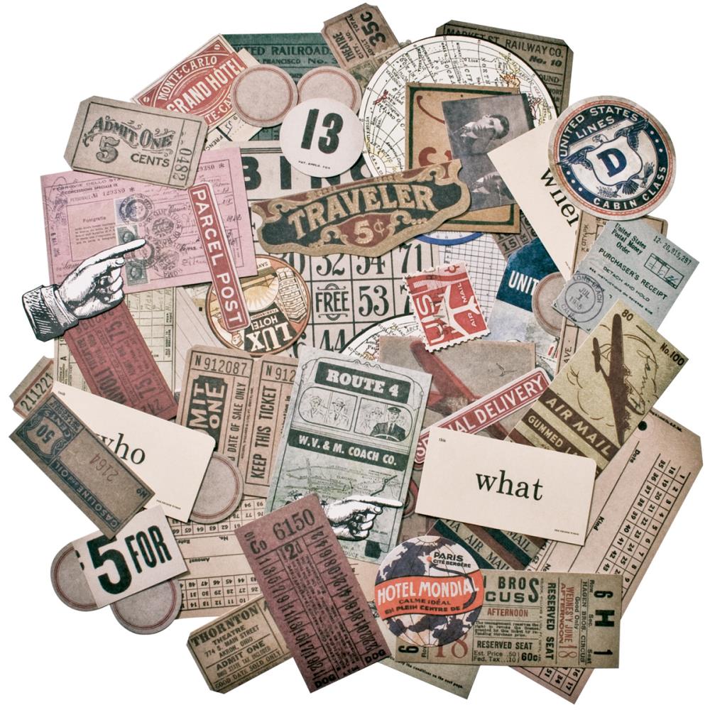 Expedition Ephemera Pack by Tim Holtz - NTS