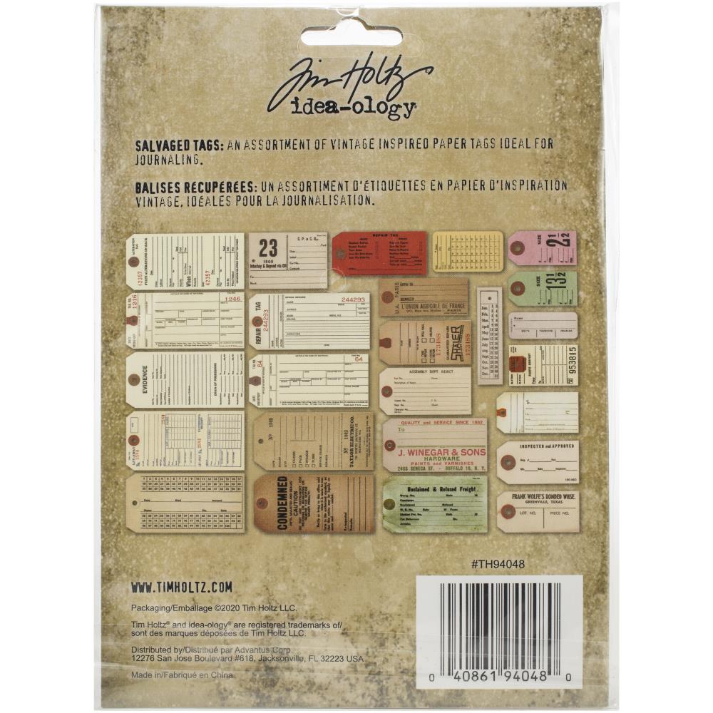 Salvaged Tags by Tim Holtz - NTS