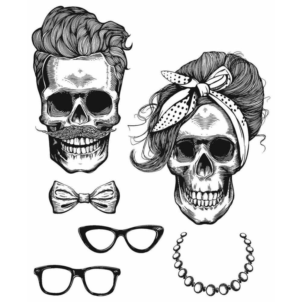 Wicked Hipsters Cling Stamps by Tim Holtz - NTS