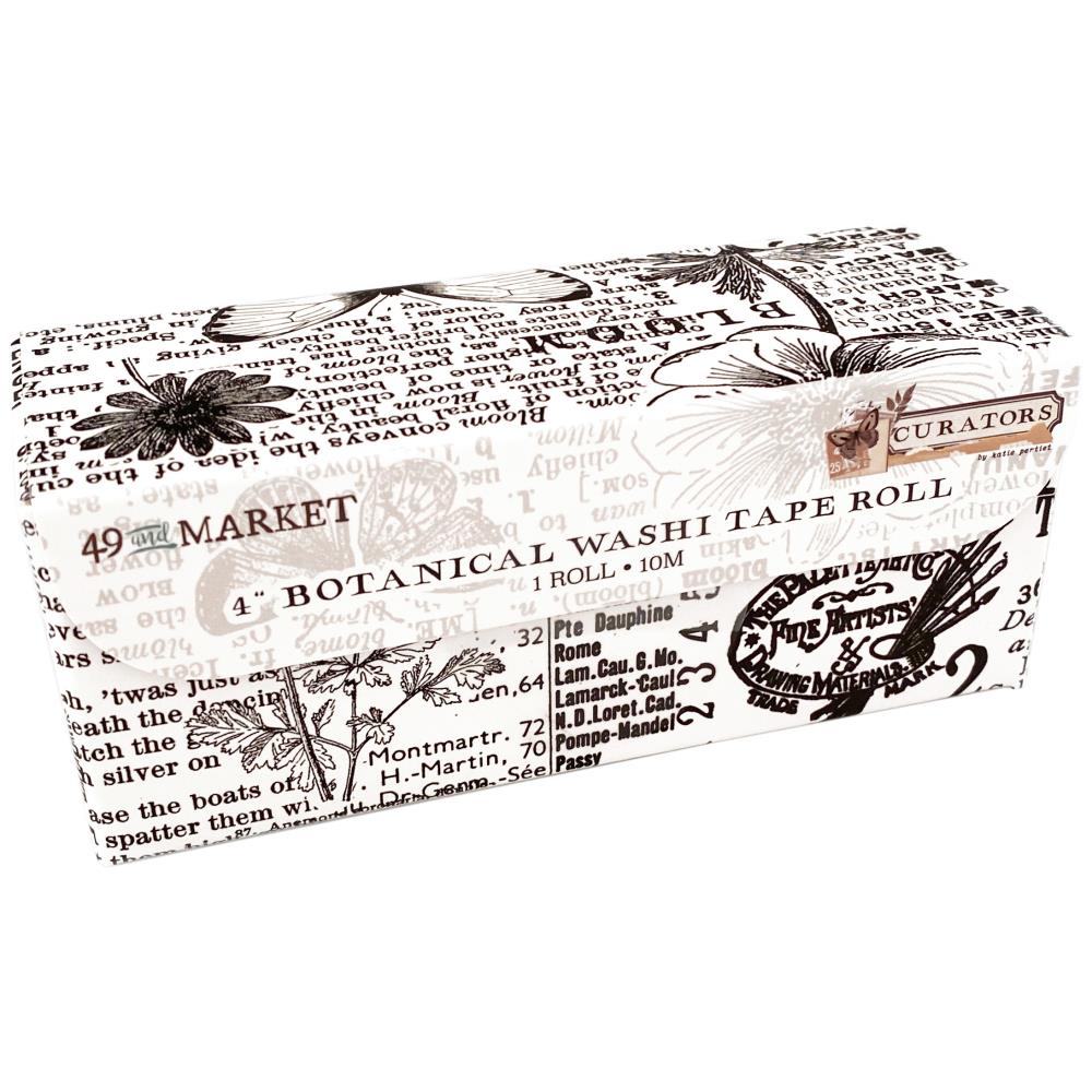 Curators 4" Botanical Washi Tape Roll - NTS