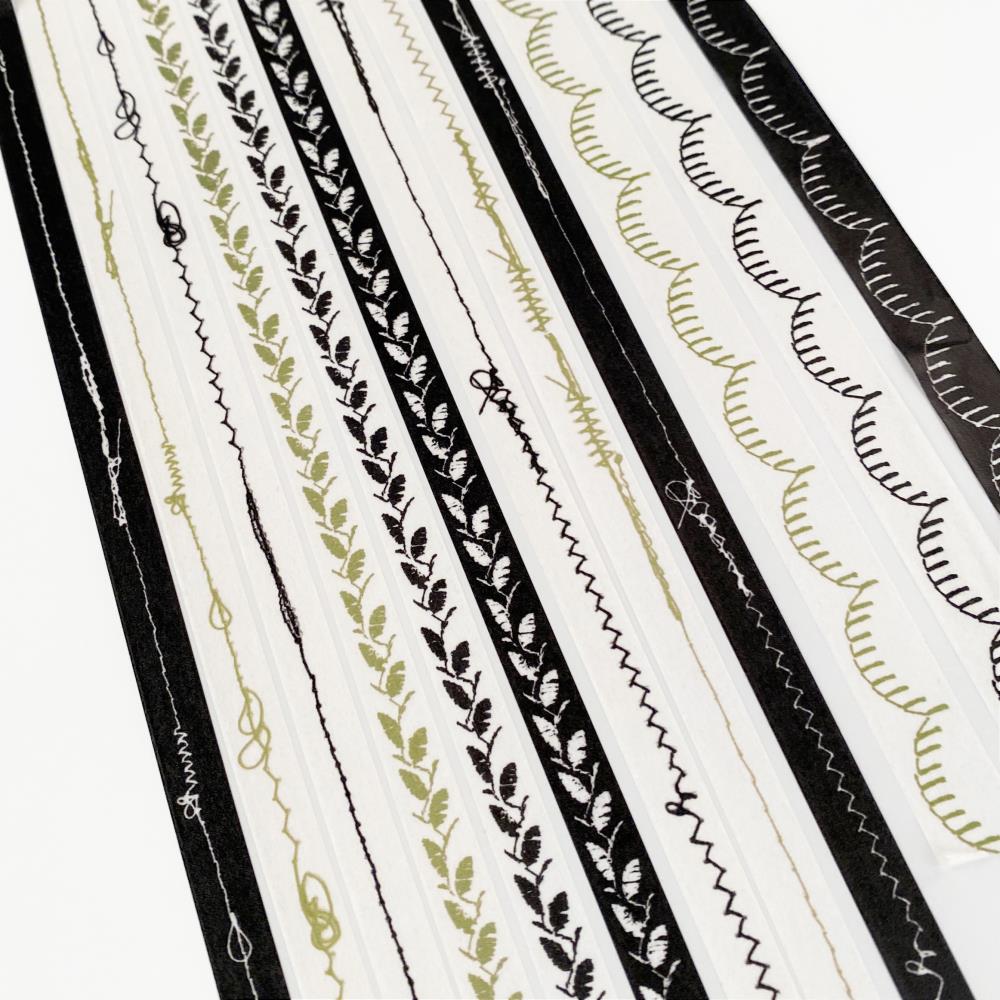 Curators Assorted Stitch Washi Tape Set, 12 Rolls - NTS