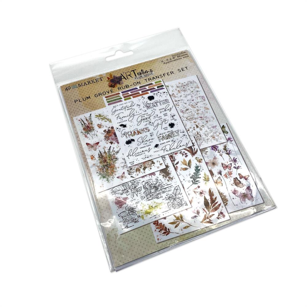 Plum Grove Rub-Ons, 6" x 8" - NTS