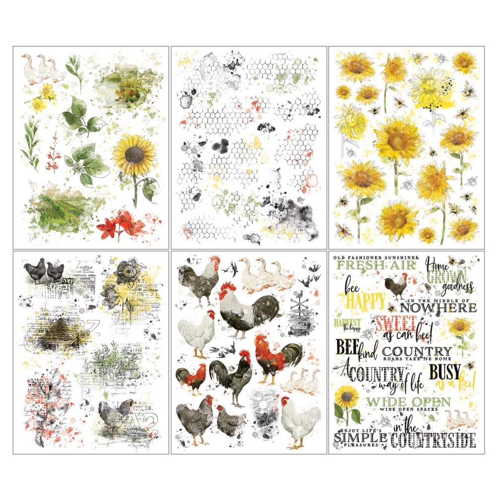 Countryside Rub-Ons, 6x8" - NTS