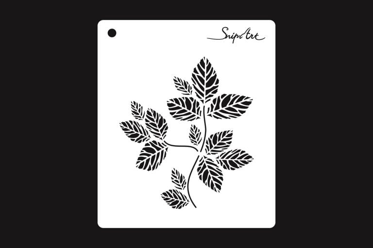 Leaves Stencil - SnipArt