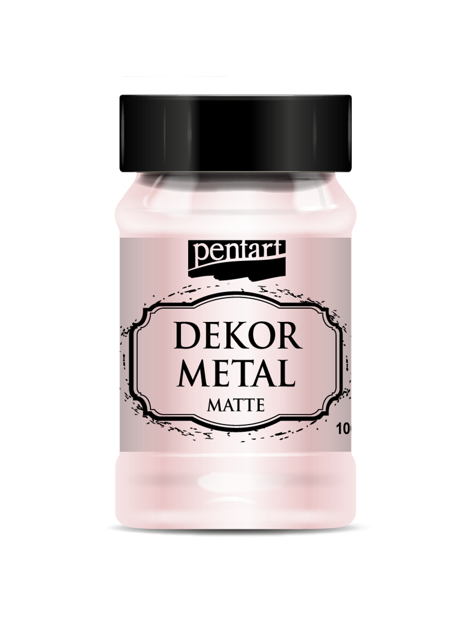 Dekor Metal Matte Rose Gold Acrylic Paint - Decoupage Queen
