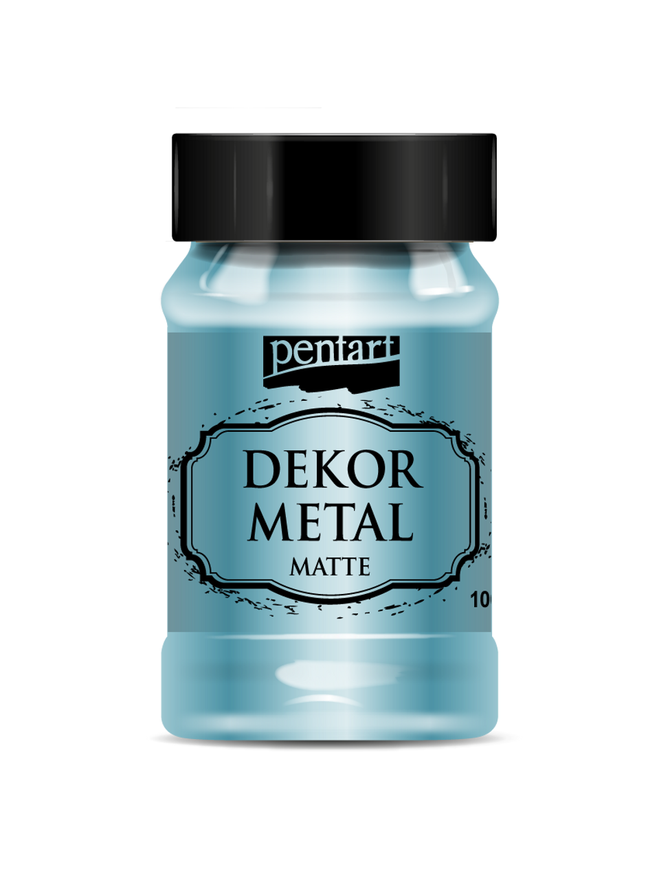 Dekor Metal Matte Turquoise Acrylic Paint - Decoupage Queen
