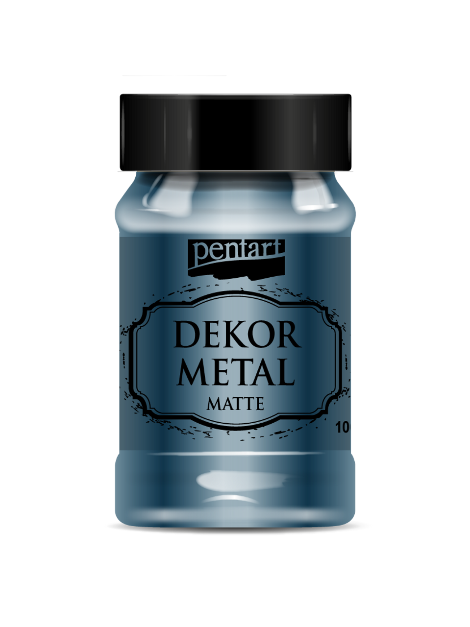 Dekor Metal Matte Oxford Blue Acrylic Paint Decoupage Queen Flippin