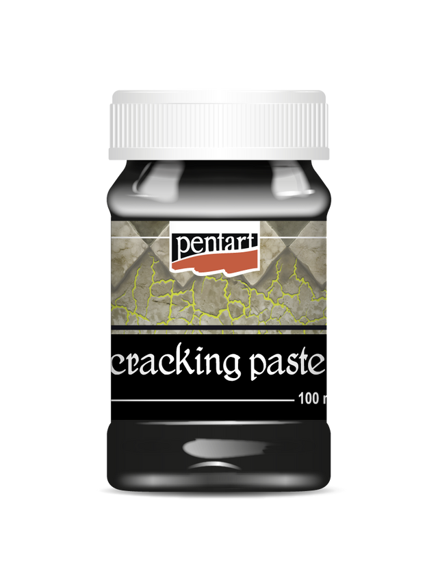 Pentart Cracking Paste, Black
