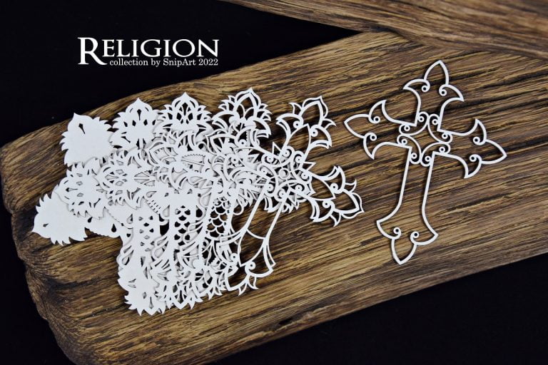 Chipboard Multilayer Cross 2 - SnipArt