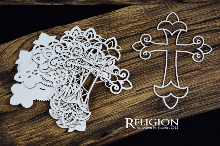 Chipboard Multilayer Cross 1 - SnipArt