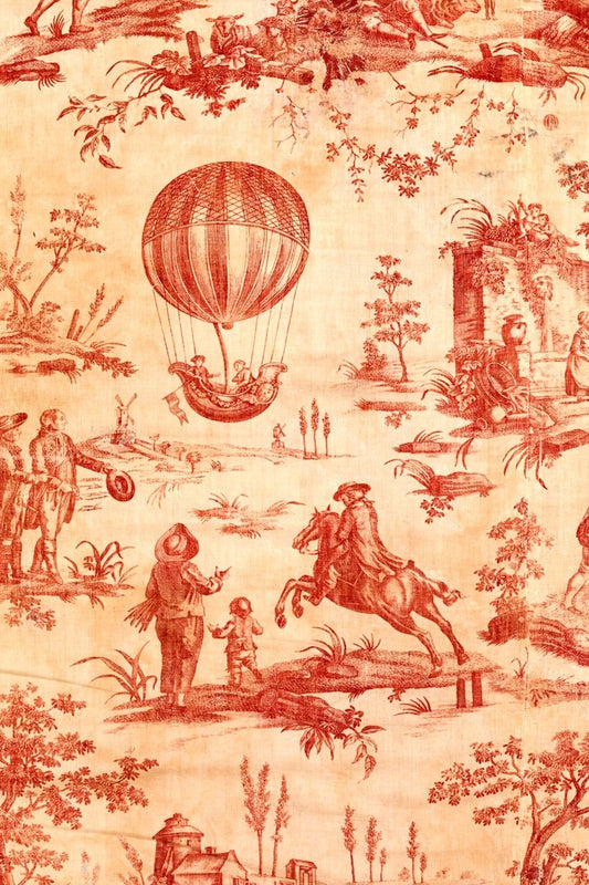 Red Toile - Roycycled Decoupage Paper (RETIRING)