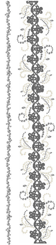 12" Strips Printery. Say It In Crystals - Prima Marketing