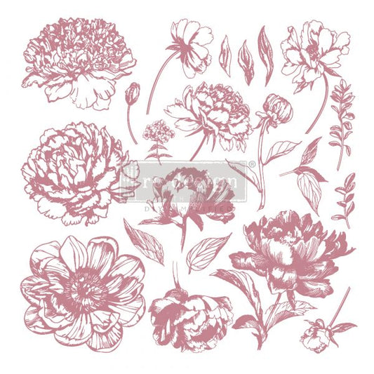 SF-Linear Floral - ReDesign Decor Stamp