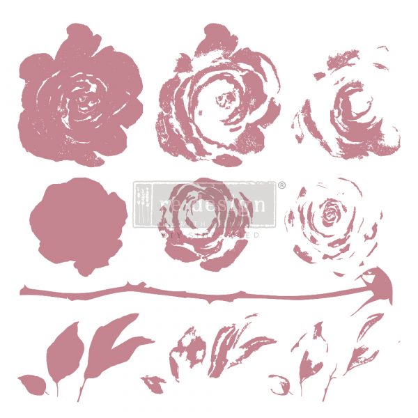 Mystic Rose Stamp - ReDesign Decor Stamp
