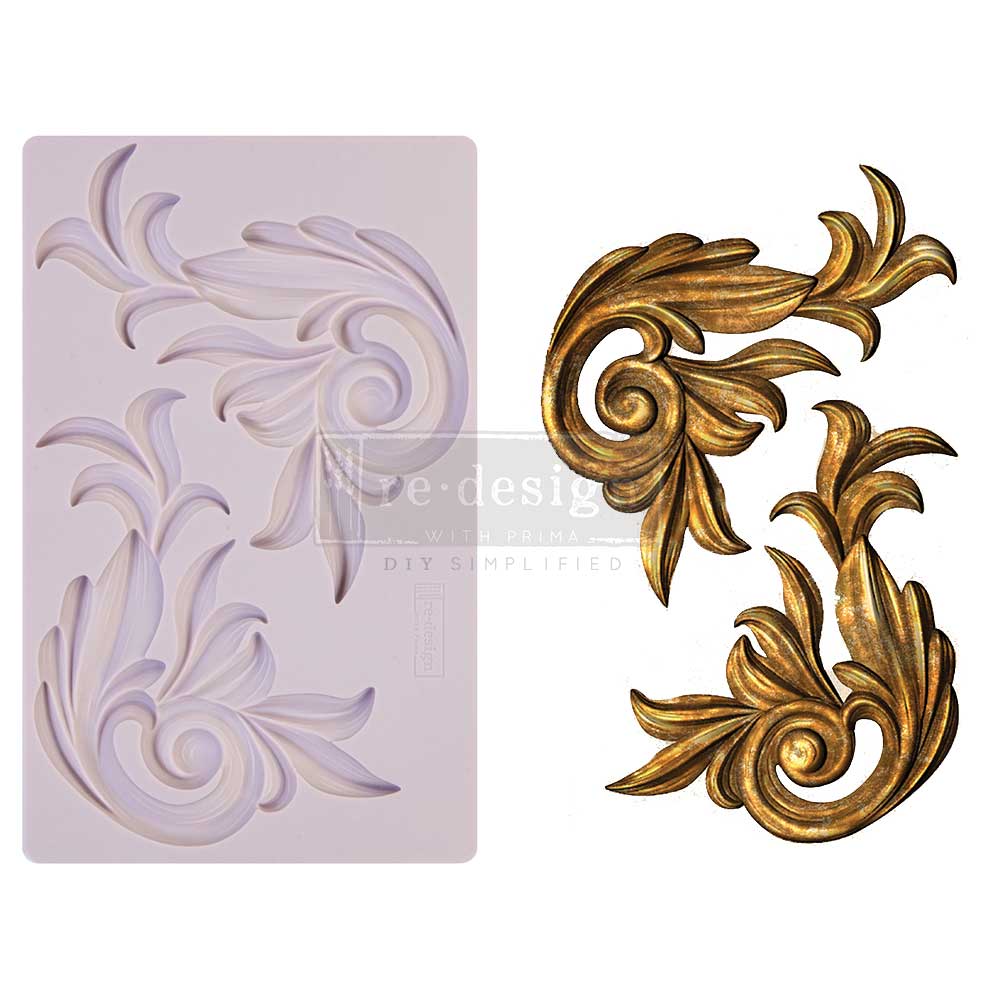 Antique Scrolls Mould - ReDesign with Prima