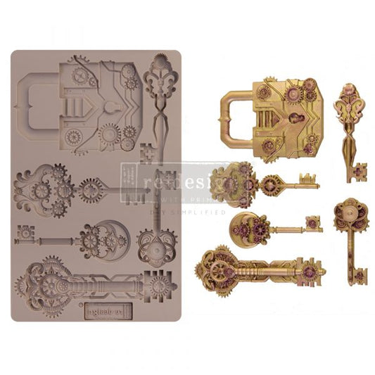 Redesign With Prima Furniture Decor Mould Mechanical Lock & Keys - ReDesign Decor Mould 655350652159
