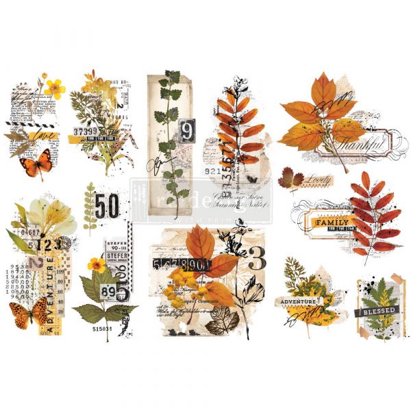 Foliage Collector, 6"x12" - ReDesign Small Decor Transfer