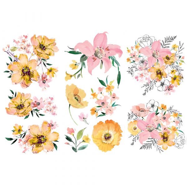 Watercolor Lush, 6x12" - ReDesign Small Decor Transfer