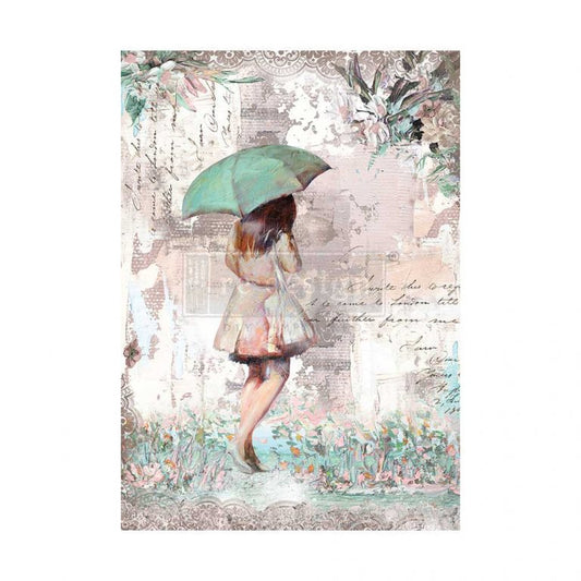 SF-Rainy Afternoon - A1 ReDesign Decoupage Fiber Paper