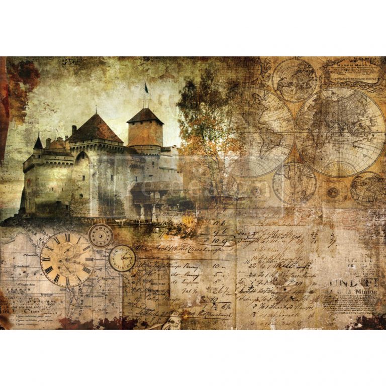 Hilltop Castle A1 Mulberry Fiber Rice Tissue Paper - ReDesign with Prima
