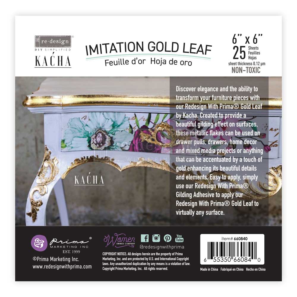 Kacha Gold Leaf - ReDesign with Prima