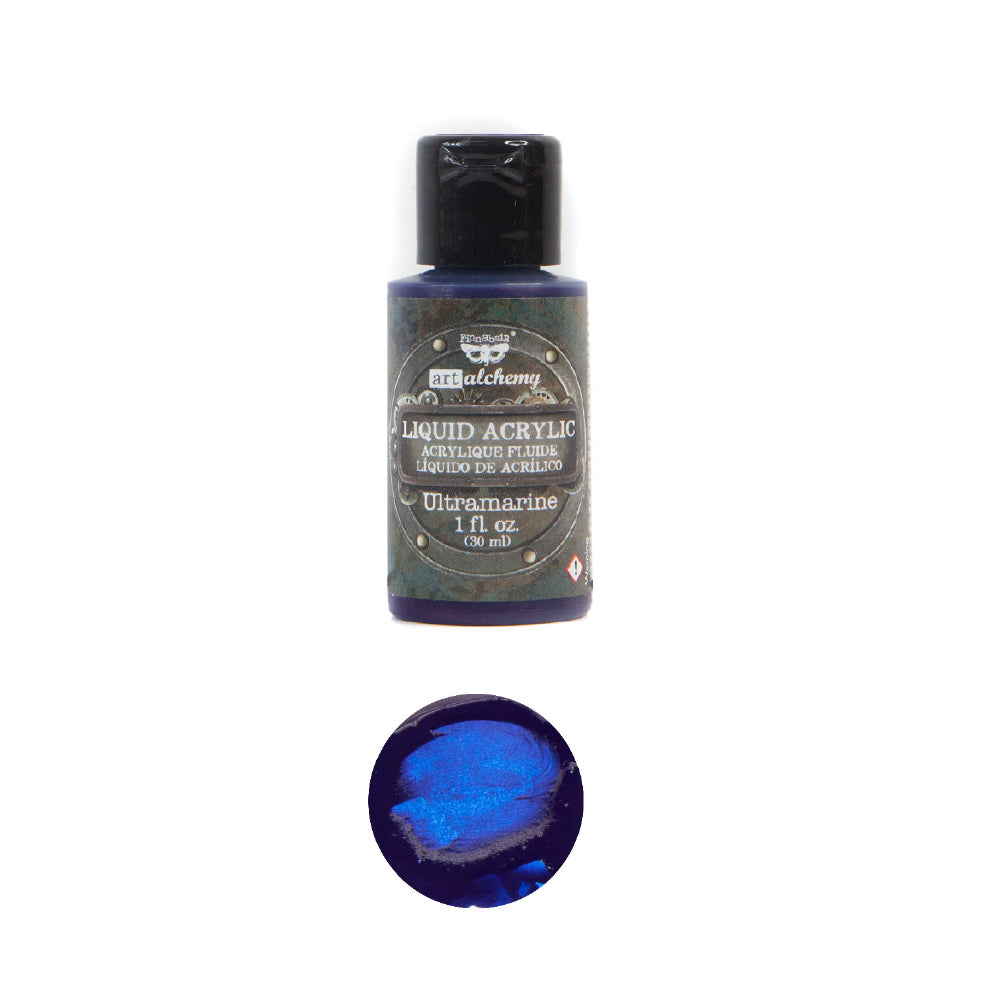 Ultramarine Liquid Acrylic Paint - ReDesign with Prima/Prima Marketing