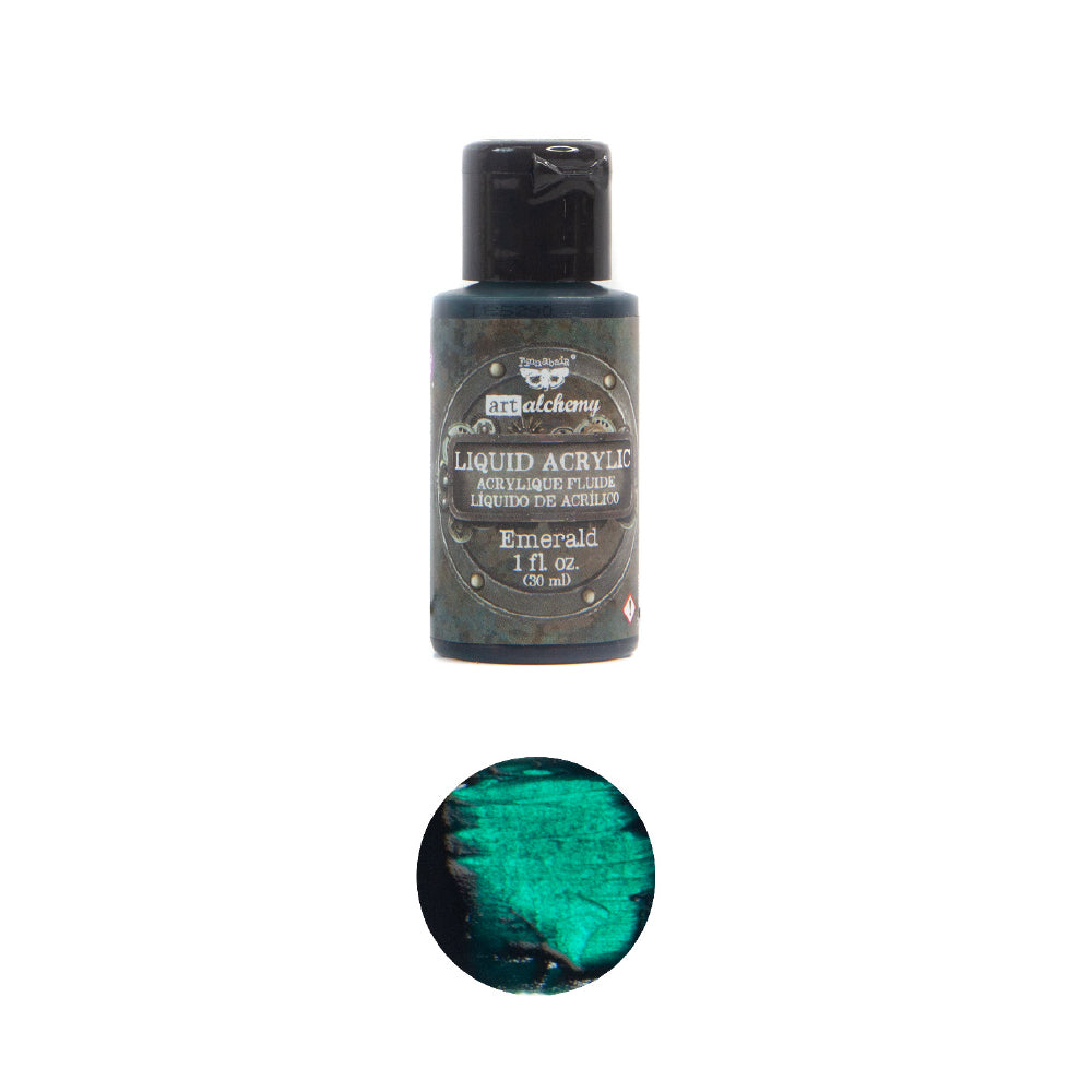 Emerald Liquid Acrylic Paint - ReDesign with Prima/Prima Marketing
