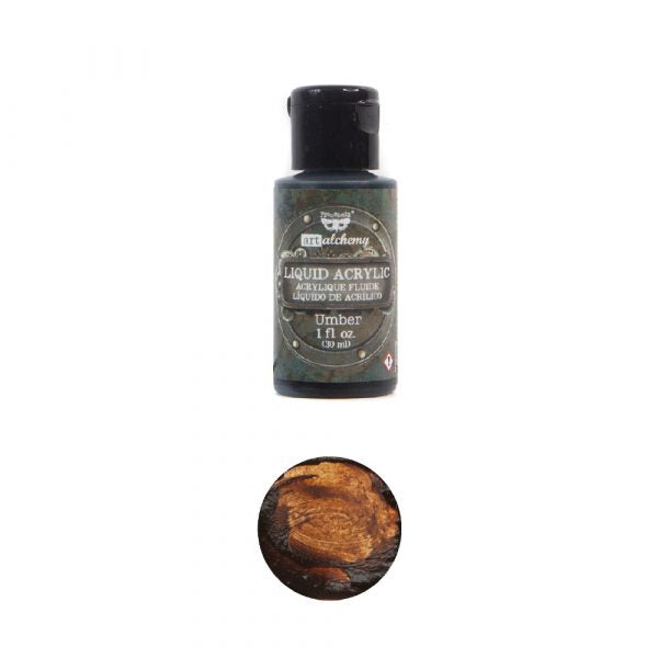 Umber Liquid Acrylic Paint - ReDesign with Prima/Prima Marketing