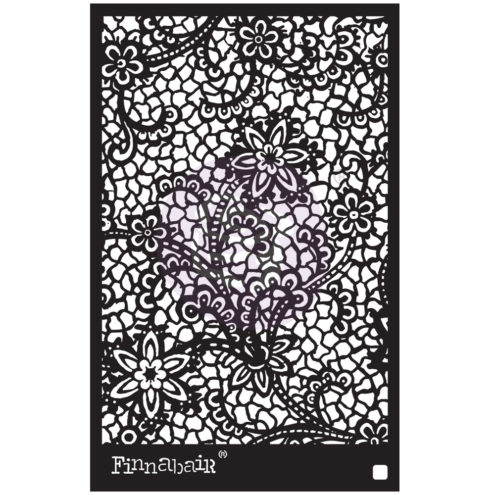 Floral Net Stencil - Prima with Prima