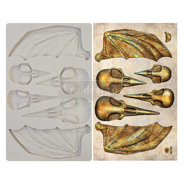 Birds & Bats Mould by Finnabair - ReDesign with Prima/Prima Marketing