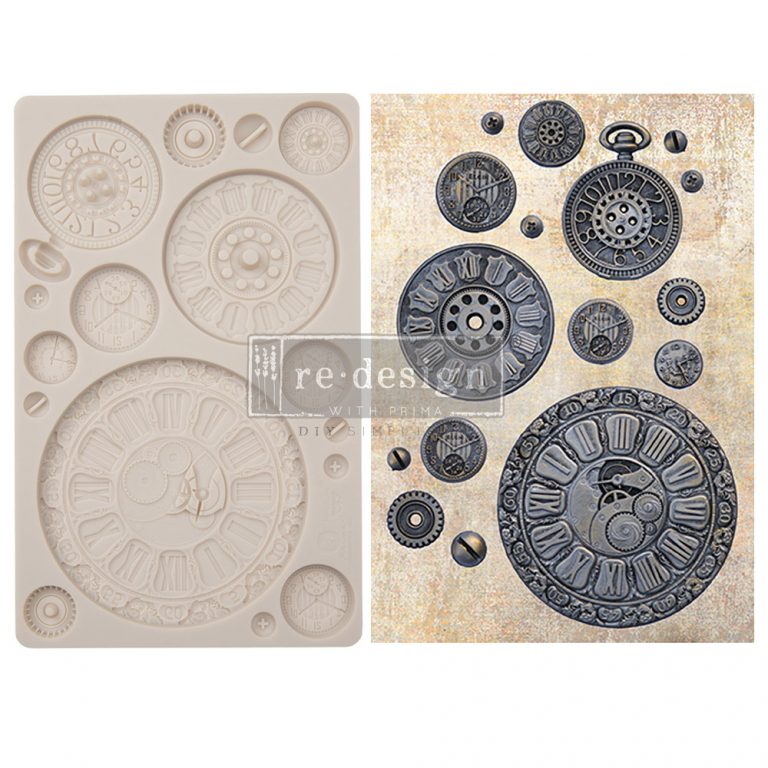 Clock Faces Mould by Finnabair - ReDesign with Prima/Prima Marketing