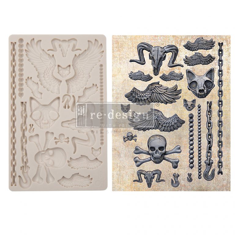 Pieces of Underworld Mould by Finnabair - ReDesign with Prima/Prima Marketing