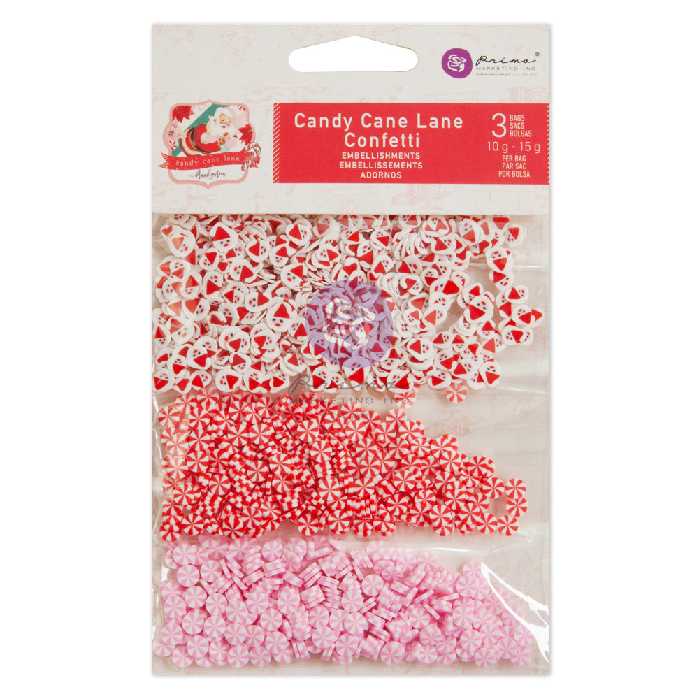 Candy Cane Lane Collection Confetti - Prima Marketing