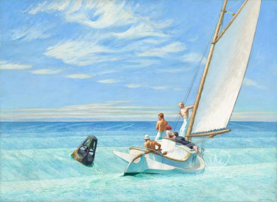Blue Sailing A1 Posh Chalk Deluxe Decoupage - Woodubend