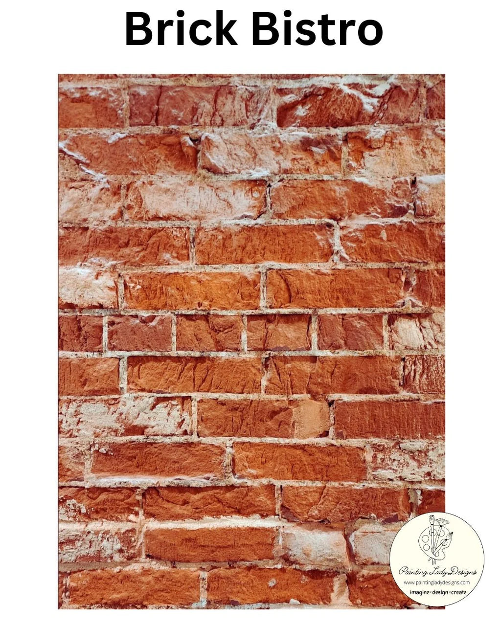 Brick Bistro Decoupage Paper - Painting Lady Designs