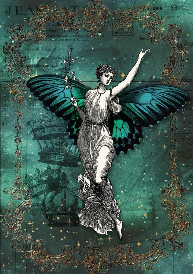 Fairy Queen Rice Paper - Decoupage Queen
