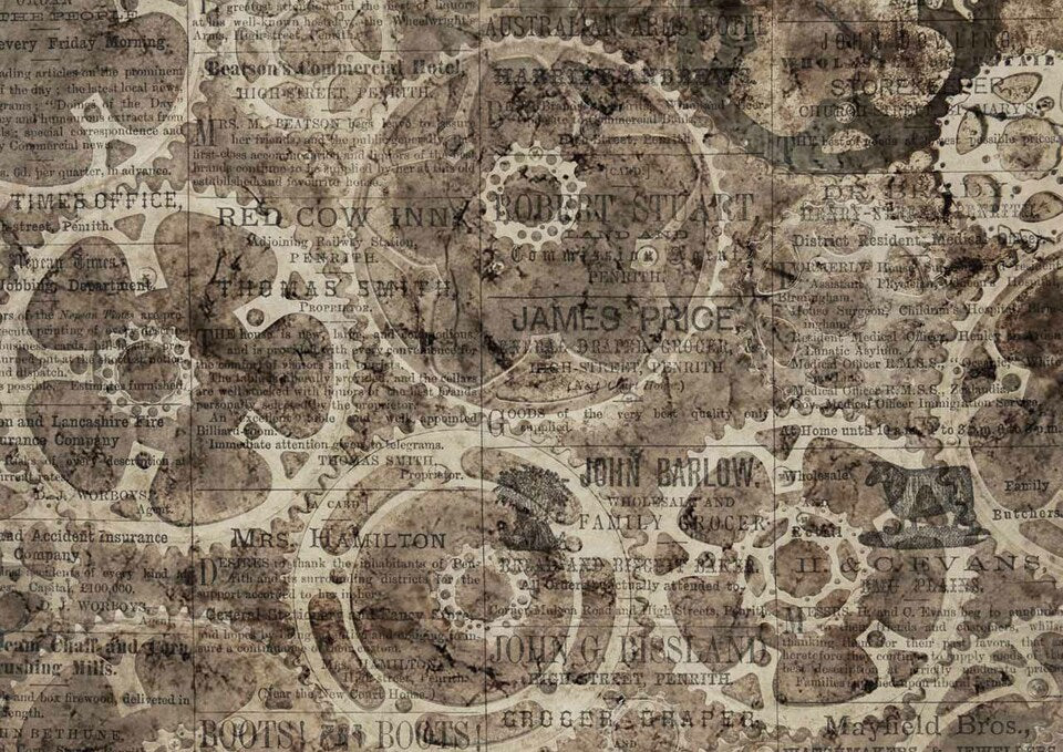 Inventions Rice Paper- Decoupage Queen