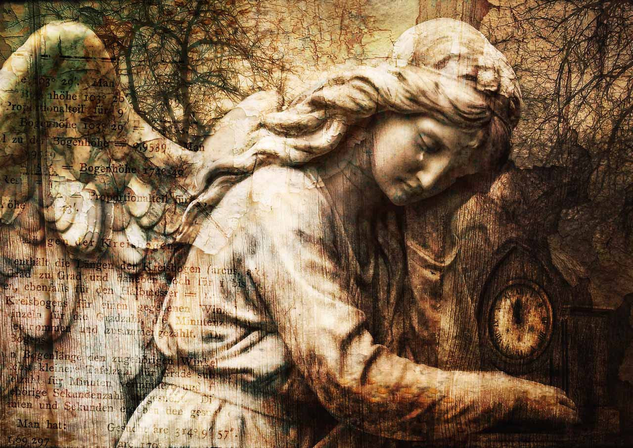 Gothic Angel Rice Paper- Decoupage Queen