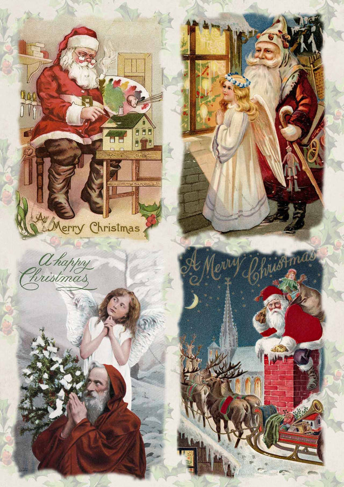 St. Nicholas Rice Paper - Decoupage Queen