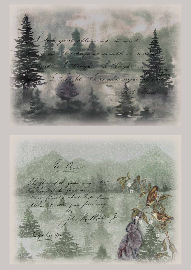 Dainty and the Queen - Letters from Home - Decoupage Queen