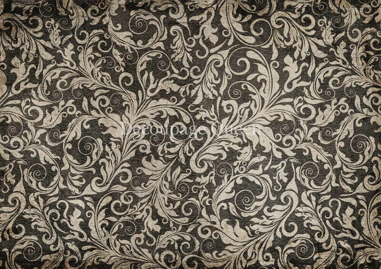 Neutral Flourishes Rice Paper- Decoupage Queen (Retired)
