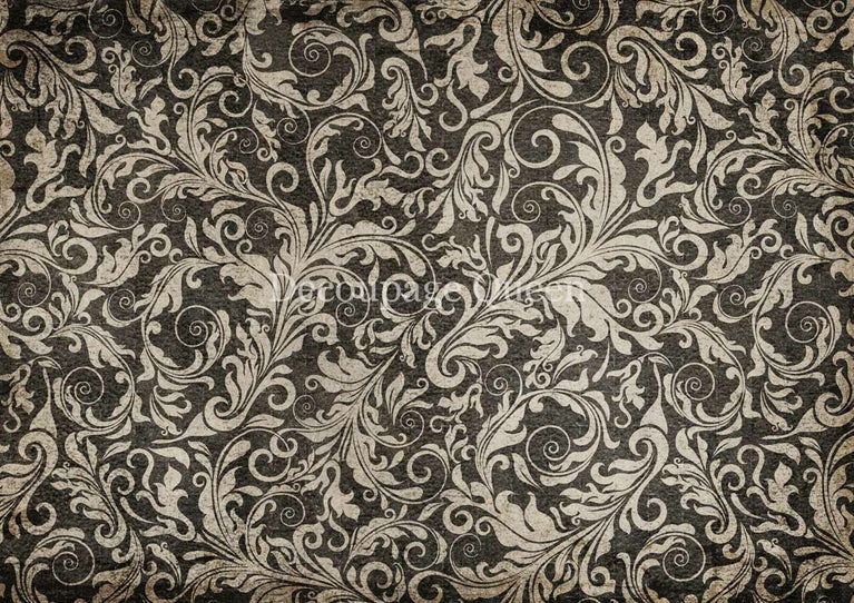 Neutral Flourishes Rice Paper- Decoupage Queen
