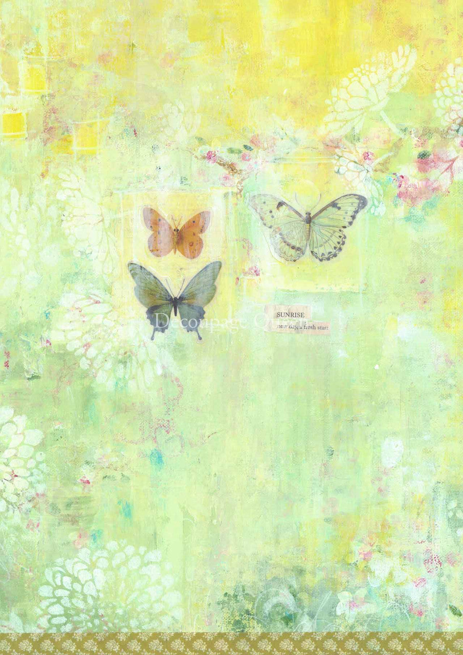 Ellen J. Goods - Sunrise Early Morning Rice Paper - Retired - Decoupage Queen